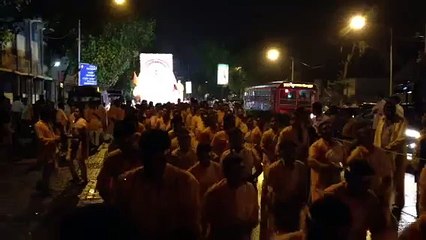 Shree Aniruddha Gurukshetram Ganeshotsav - 2013 Punarmilap Procession - 26 (Lezim)