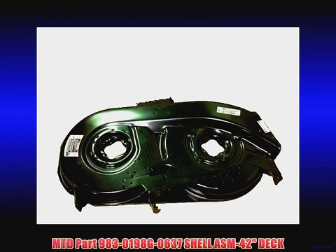 MTD Part 983-0198G-0637 SHELL ASM-42 DECK
