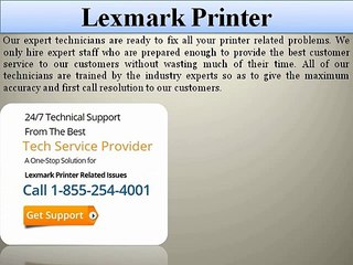 Lexmark Printer  Tech Support