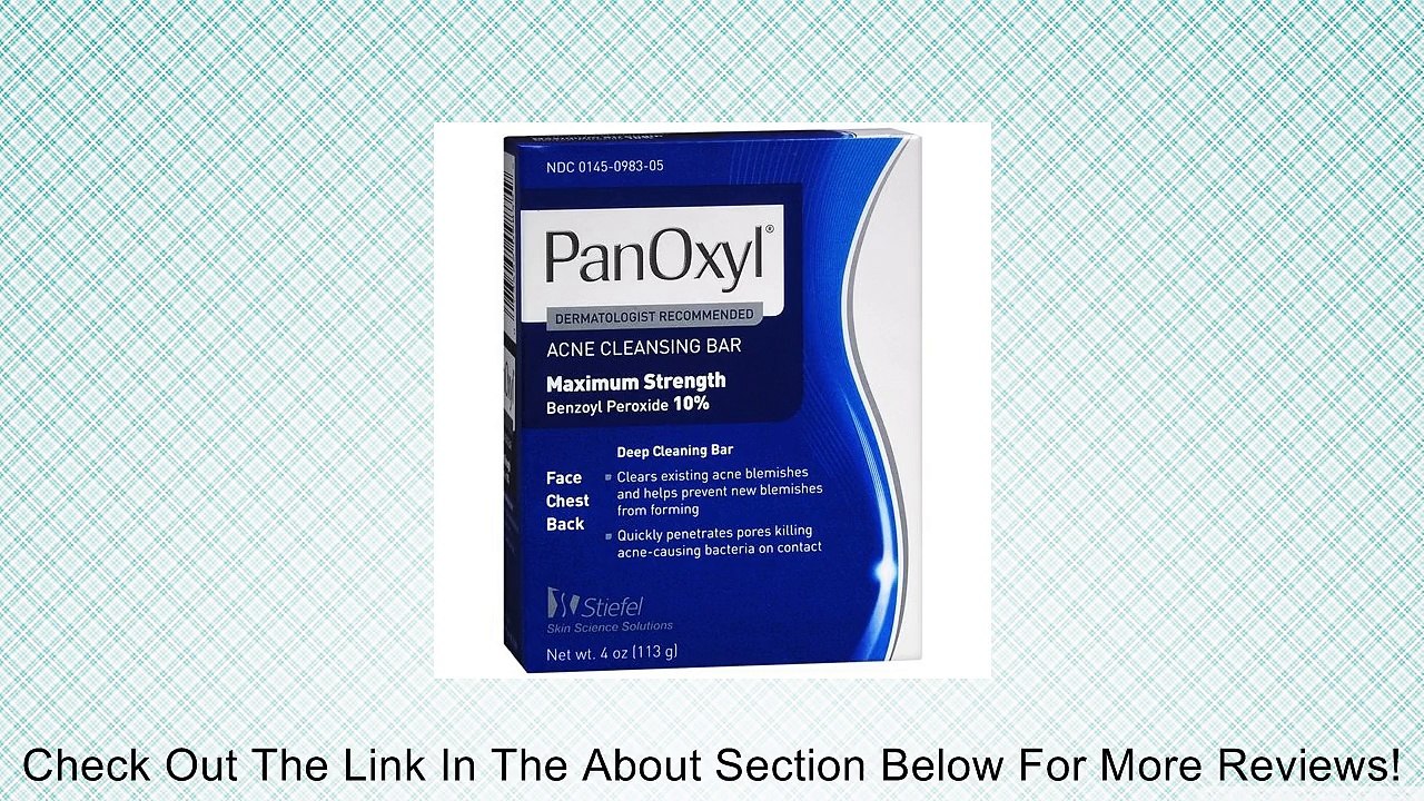 PanOxyl Bar 10% Review