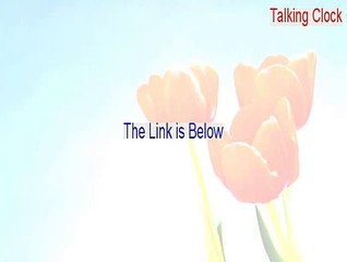 Talking Clock Download Free (Download Now)