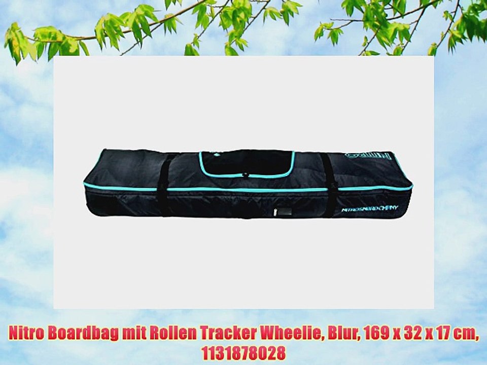 Nitro Boardbag mit Rollen Tracker Wheelie Blur 169 x 32 x 17 cm 1131878028