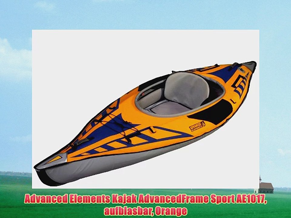 Advanced Elements Kajak AdvancedFrame Sport AE1017 aufblasbar Orange
