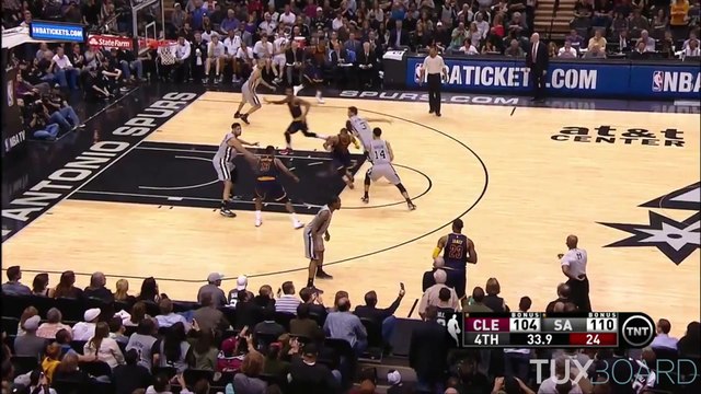 Kyrie Irving buzzer beater vs Spurs (12/3/2015)