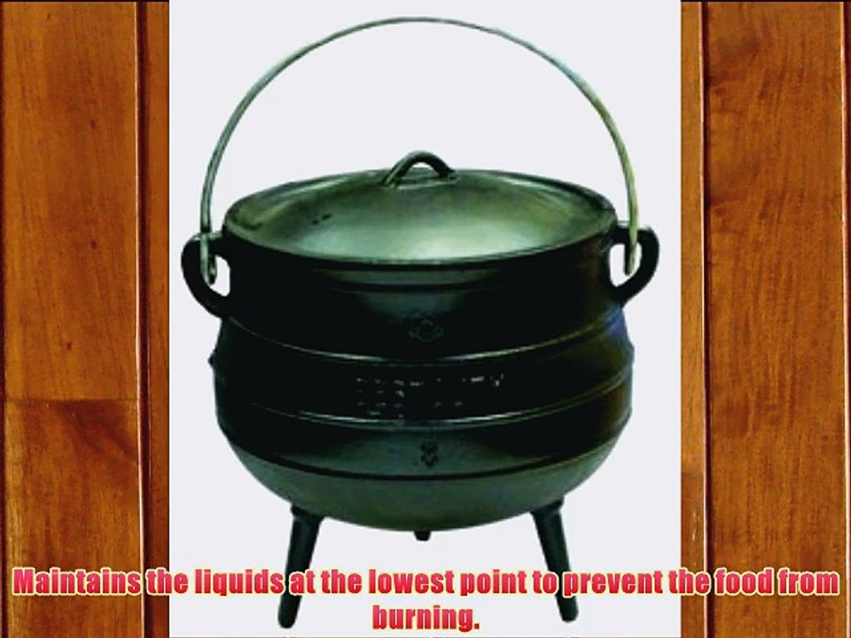 Best Duty Cast Iron Potjie Pot Size 8 Include complementary Lid