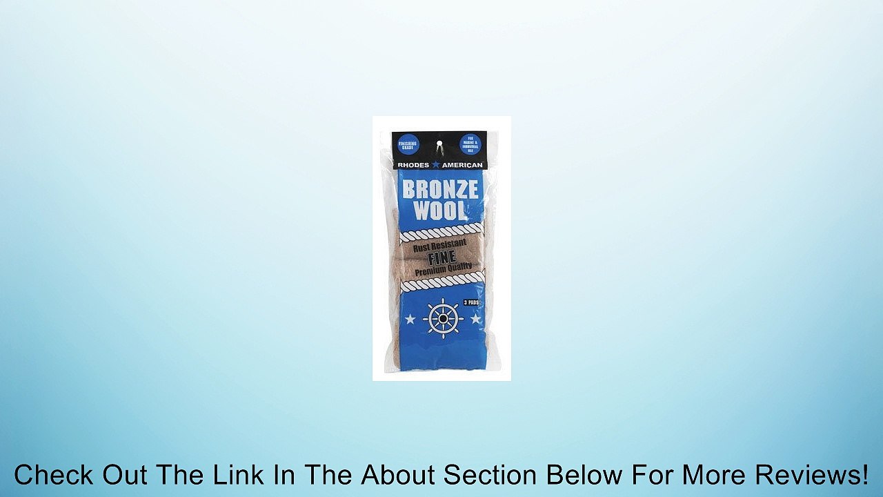 Bronze Wool Fine 3Pk Review