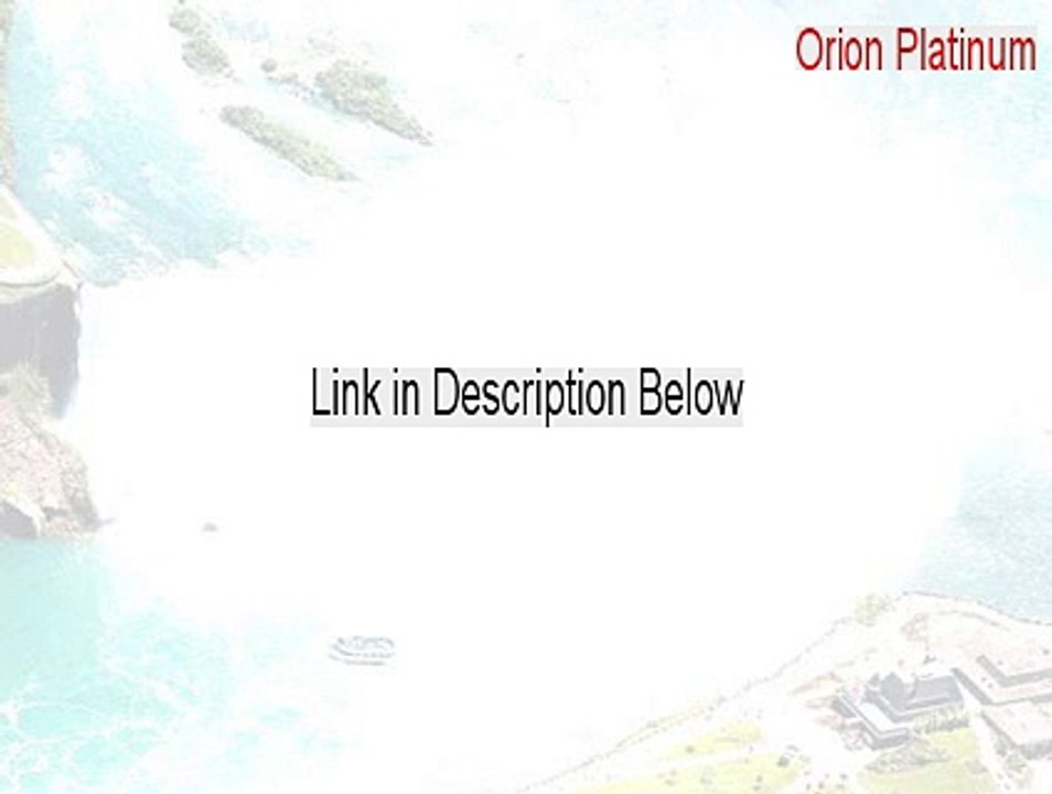 Orion Platinum Crack [orion platinum free 2015]