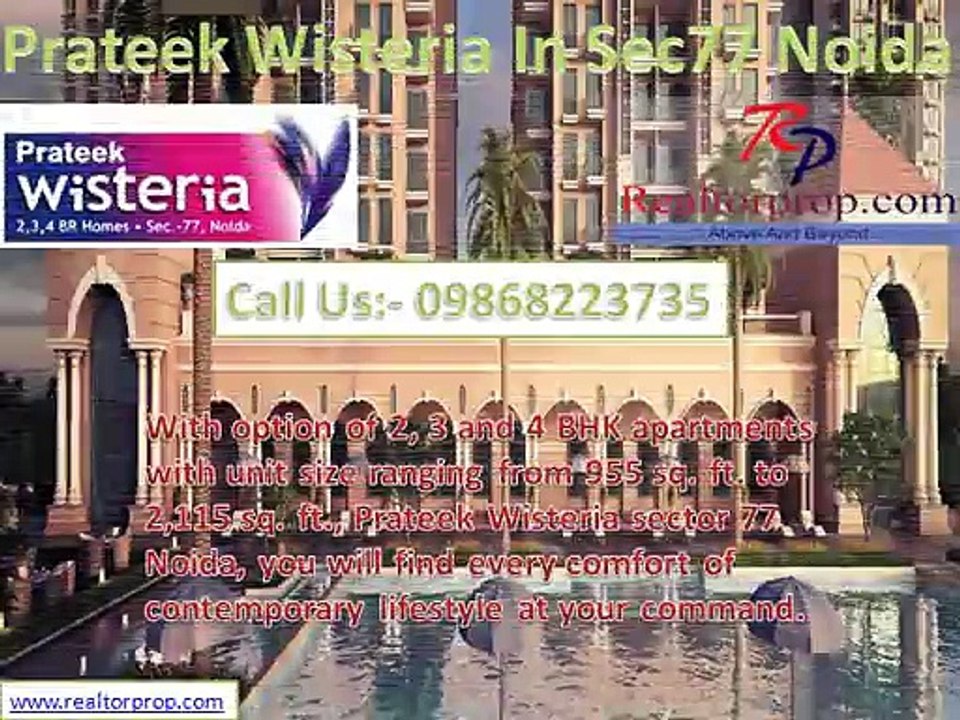 Prateek Wisteria in sec77 Noida