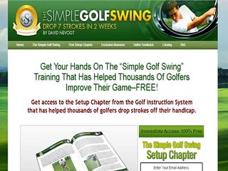 The Simple Golf Swing - 75% Commission - 2.34% Conversion