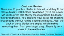Muzzy 3 Blade Practice Blades for 300 Series #225 225R (18 Blades) Review