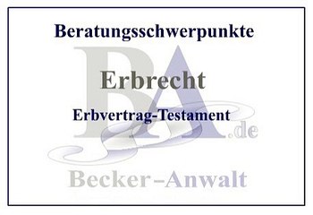Arbeitsrecht | Baurecht | Erbrecht | Internetrecht | Vertragsrecht