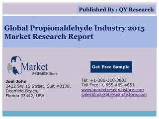 Global_Propionaldehyde_Industry_2015_Market_Outloo