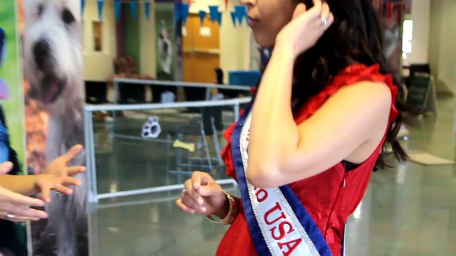 Miss Arab USA Visits The Humane Society