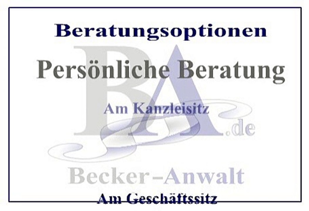 Persönliche Beratung | Telefonberatung | E-Mailberatung