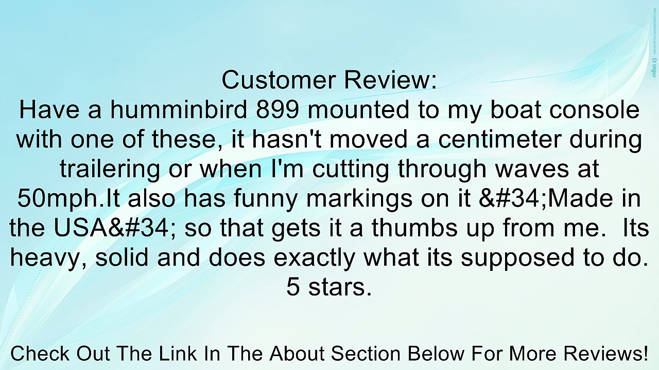 National Products RAM-202 1 Ram Marine Electronic 1.5-Inch Aluminum Ball Mount with Pinlok Base, Black Finish Review