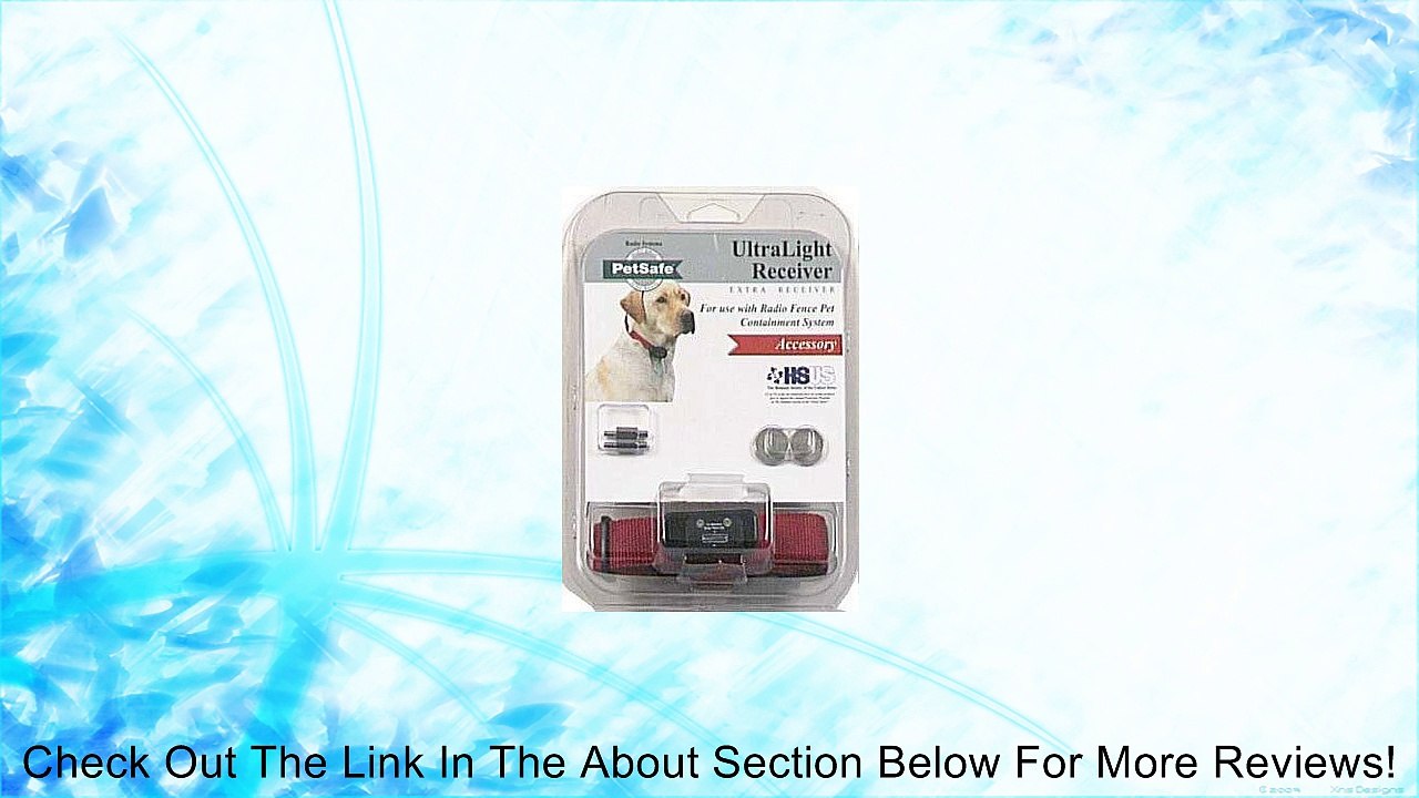 PetSafe In-Ground Radio Fence UltraLight Receiver, PUL-250 Review