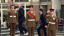 Royal family arrive for Afghan memorial service