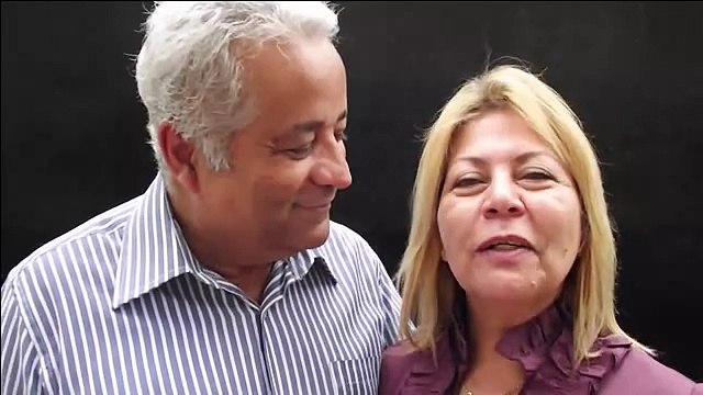 Pastor Zaqueu e Pr(a) Marlene apresentando o Ministério AmoVc