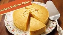 Eggless Golden Yellow Cake - Quick Cake / Dessert Recipe - Divine Taste With Anushruti