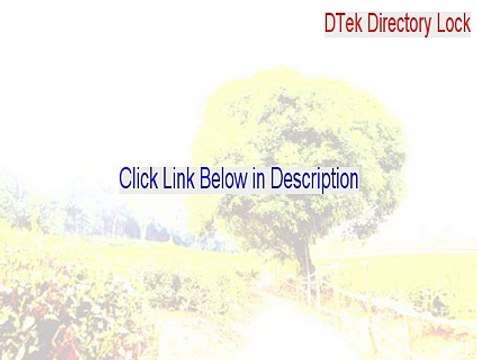 DTek Directory Lock Crack - DTek Directory Lockdtek directory lock [2015]