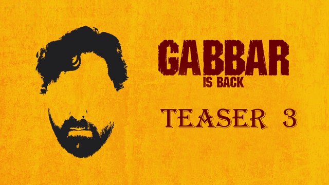 Official 'Gabbar' is Back | Starring Akshay Kumar, Shruti Haasan | Teaser 3 | 720p
