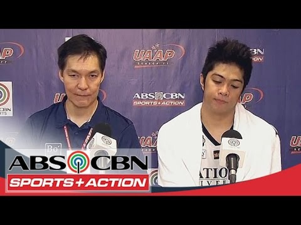 UAAP 77: Interview on Coach Eric Altamirano and NU's Jay-Jay Alejandro