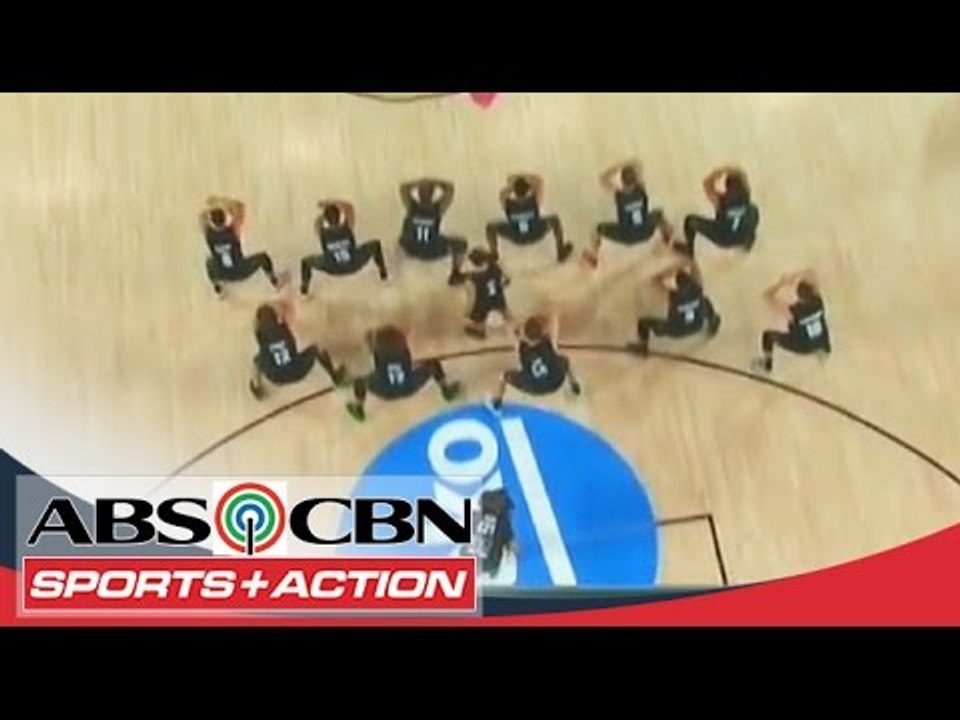 Team USA shocked by the sudden dancing of New Zealanders