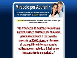 Miracolo Per Acufeni