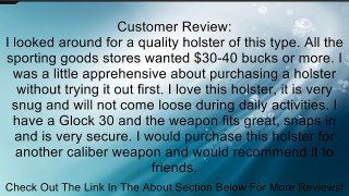Fobus Standard Holster RH Paddle GL4 Glock 29/30/39/ 21SF/30SF / S&W 99 / S&W Sigma Series V Review