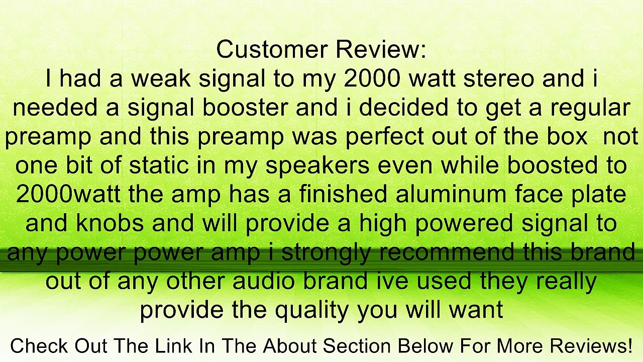 Gemini PA-7000 Professional Preamplifier Review