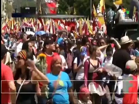 Thousands demonstrate in Venezuela, Bolivia against US threats