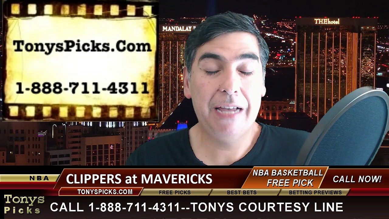 Dallas Mavericks vs. LA Clippers Free Pick Prediction NBA Pro Basketball Odds Preview 3-13-2015