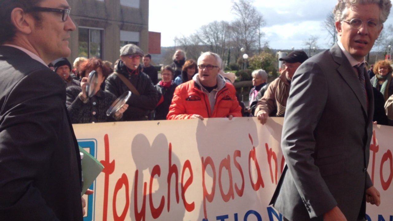 Comité d'accueil à Douarnenez