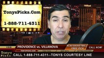 Villanova Wildcats vs. Providence Friars Free Pick Prediction Big East Tournament NCAA College Basketball Odds Preview 3-13-2015