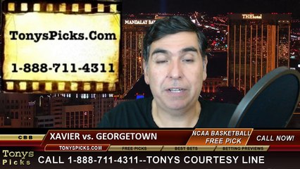 Download Video: Georgetown Hoyas vs. Xavier Musketeers Free Pick Prediction Big East Tournament NCAA College Basketball Odds Preview 3-13-2015