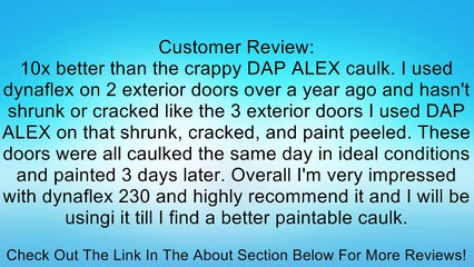 DAP 18275 Dynaflex 230 White Sealant, 10.1-Ounce Cartridge Review