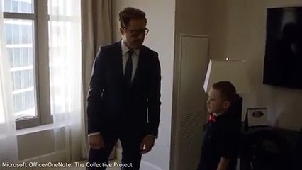 L'interprète d'Iron Man offre un bras de l'armure à un enfant handicapé