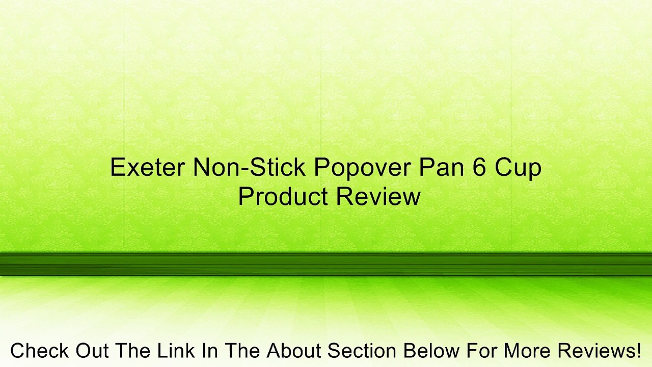 Exeter Non-Stick Popover Pan 6 Cup Review