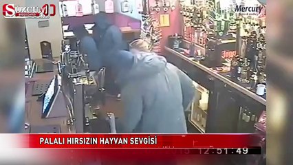 Palalı hırsızın hayvan sevgisi