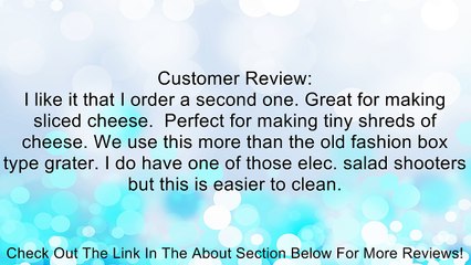 Cuisipro 11.5-Inch 3 Way Grater Review