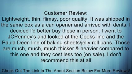 Wilton Jelly Roll and Cookie Pans Deep Review