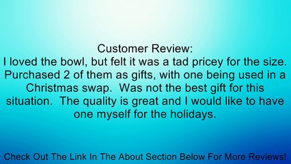 Nikko Ceramics Christmas Giftware Footed Nut Bowl Review