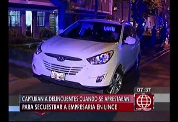 Capturan a 'marcas' que intentaron secuestrar a una empresaria