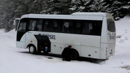 Kartalkaya'da Kar Yağışı