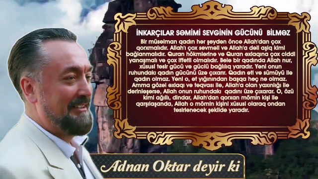 İnkarçılar səmimi sevginin gücünü bilməz