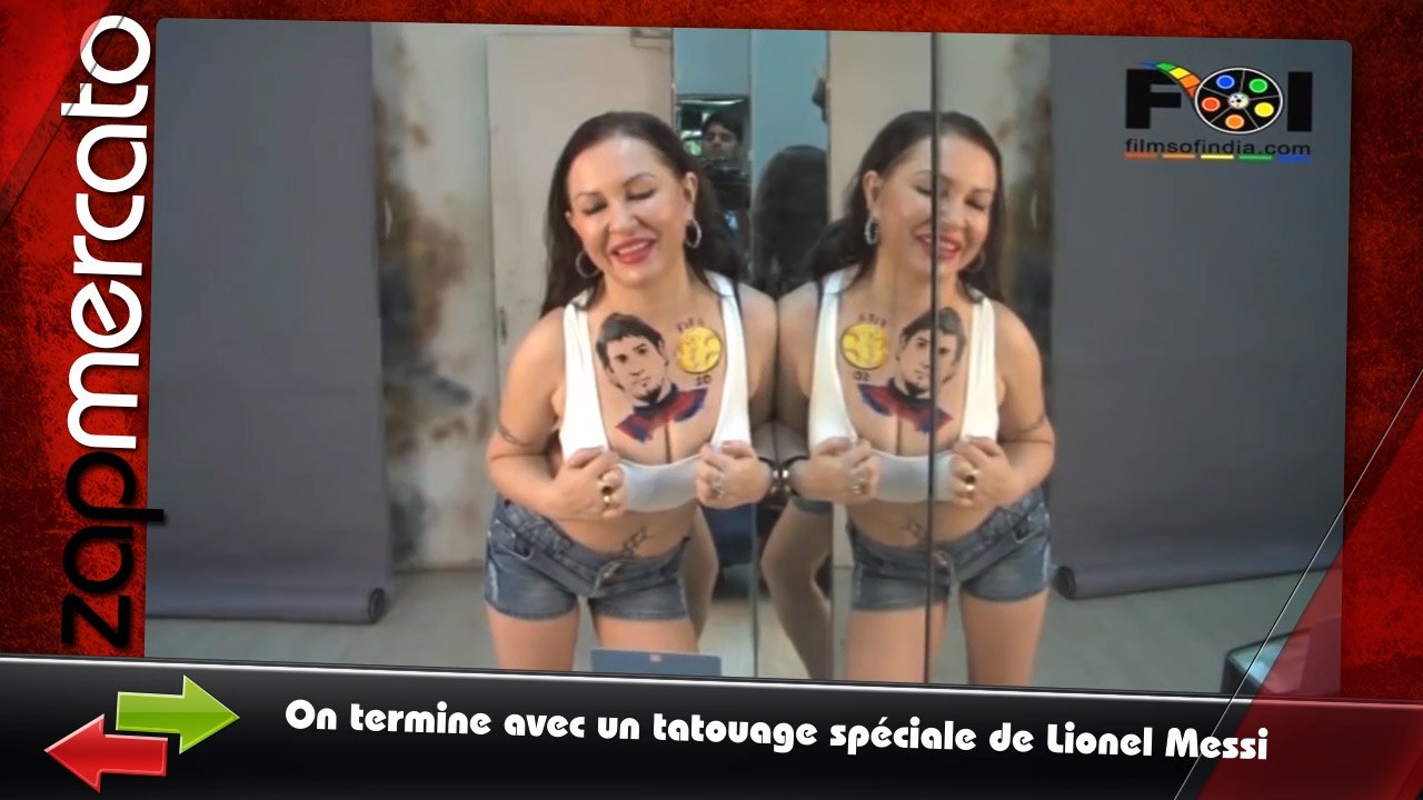 Un tatouage sur Messi, Balotelli effrayé par un chien... Le zapping Top Mercato !