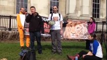 Dominic Dyer Speech at the Global March for Lions -Trafalgar Square London 13Mar15