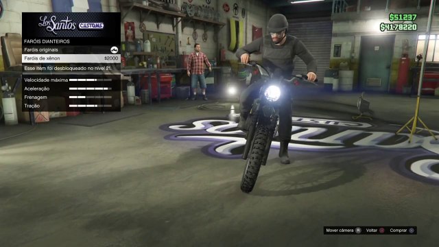 GTA V - Tunando a Dinka Enduro MOTO NOVA DLC HEISTS 1080p