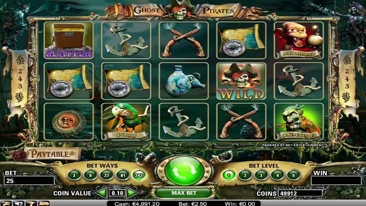 Ghost Pirates™ par NetEnt | Machines à sous en ligne Gratuites | MachinesAsousX.com