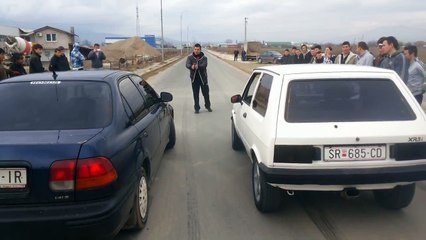 Strumica Drag Race 09.02.2014 - Honda Civic vs Yugo Koral